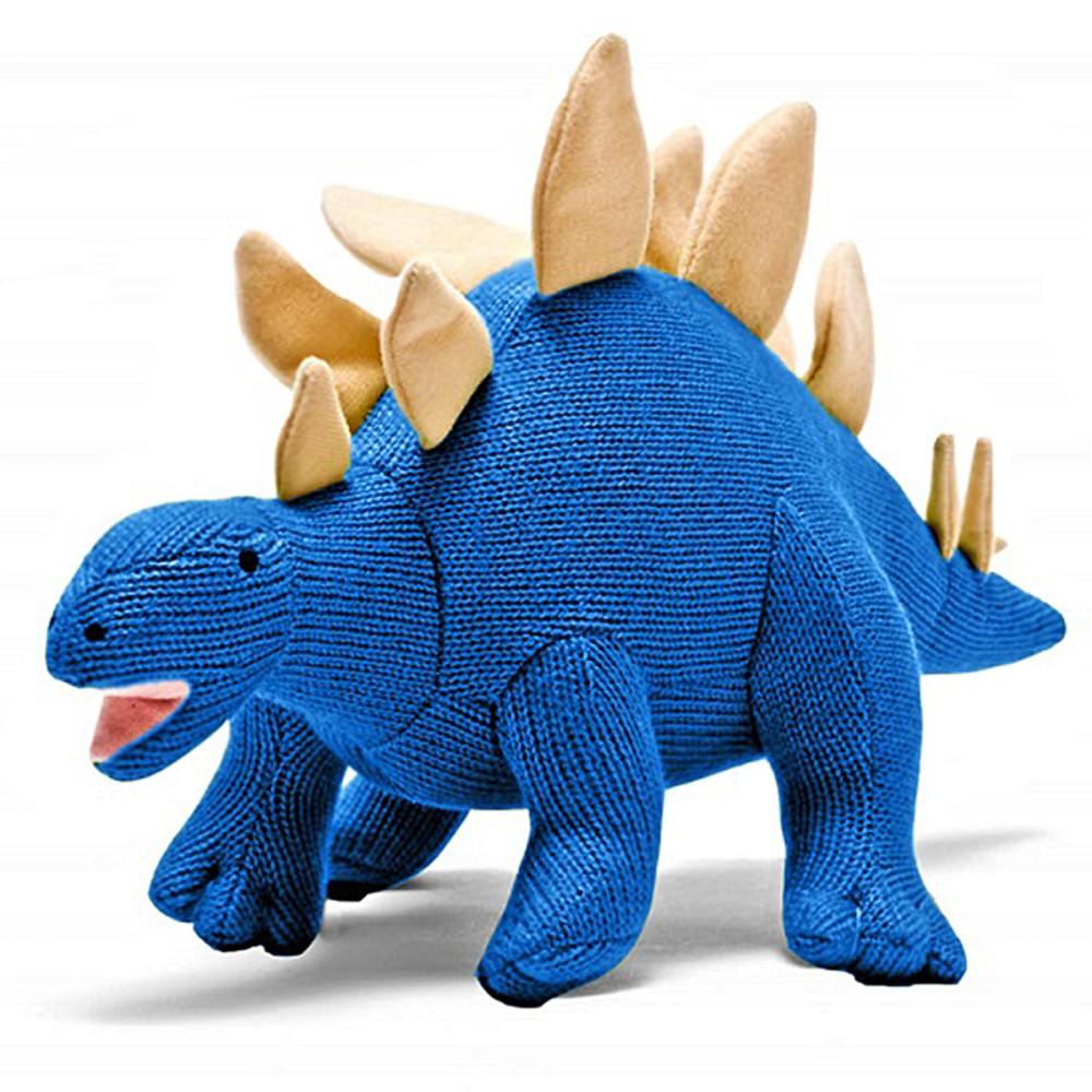 Best Years Knitted Blue Stegosaurus