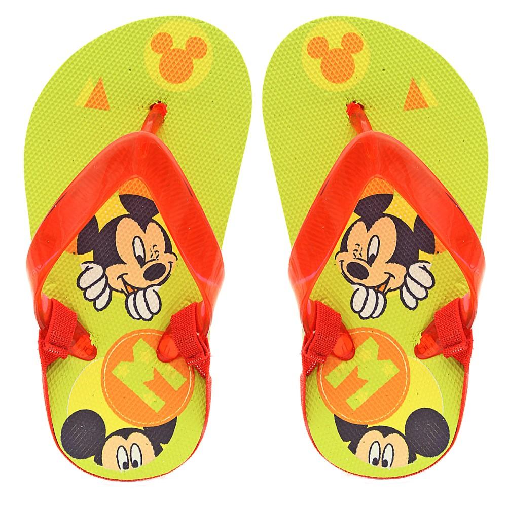 Disney Baby Lime Micky Mouse Foam Flip Flops