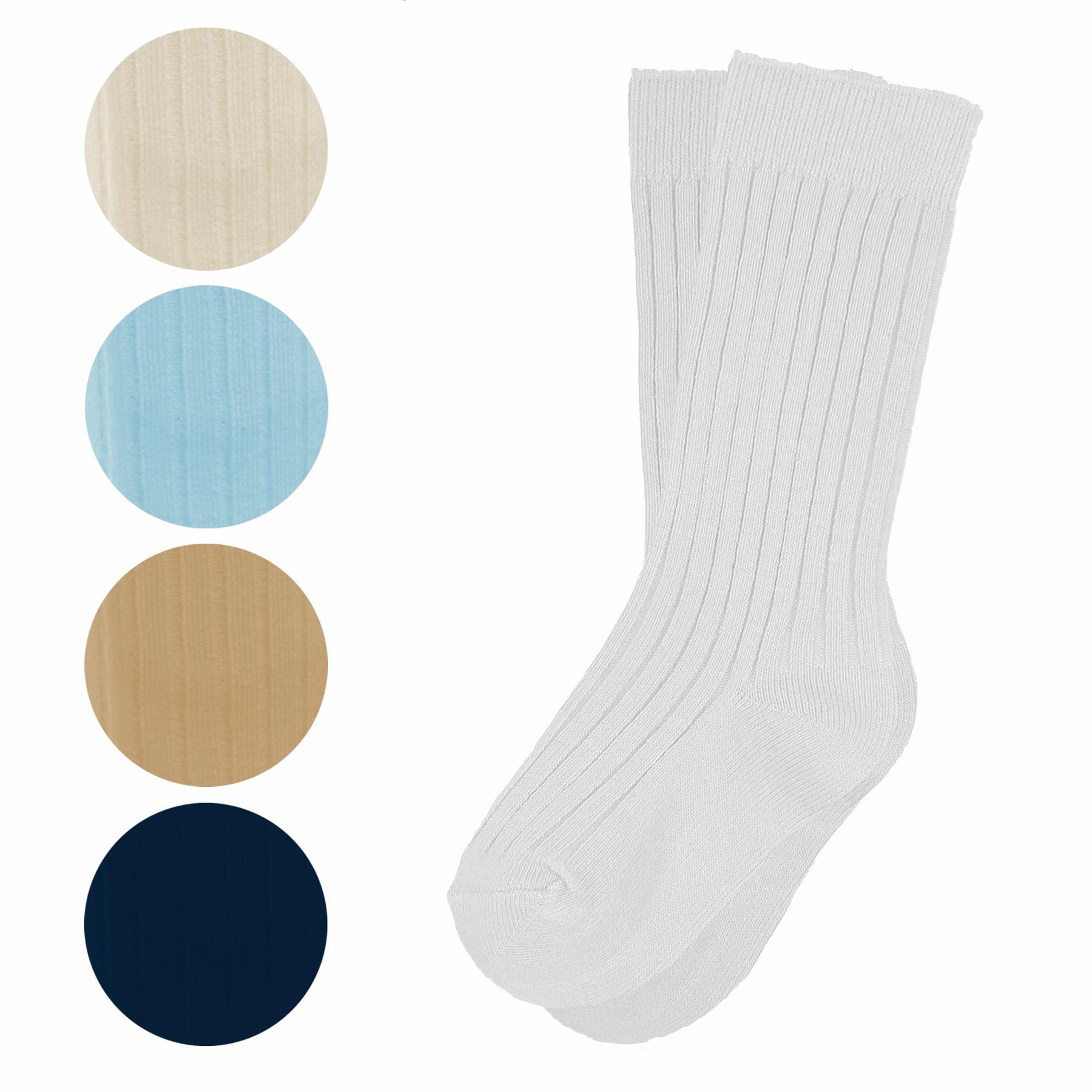 Sevva Ethan Boys Knee High Ribbed Socks Colour Chart