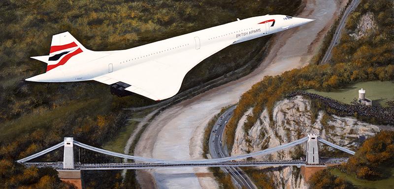 Concorde - Homeward Bound by Stephen Brown - Greetings Card C042