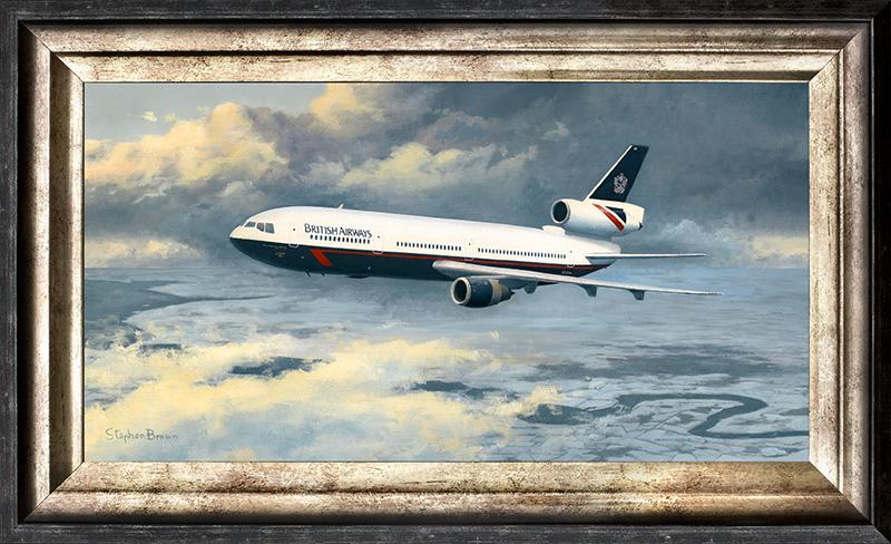 Heading Home - British Airways DC-10 - Stephen Brown - Oil Painting