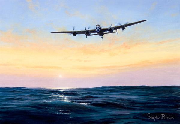 Lancaster Long Overdue by Stephen Brown - Cameo print