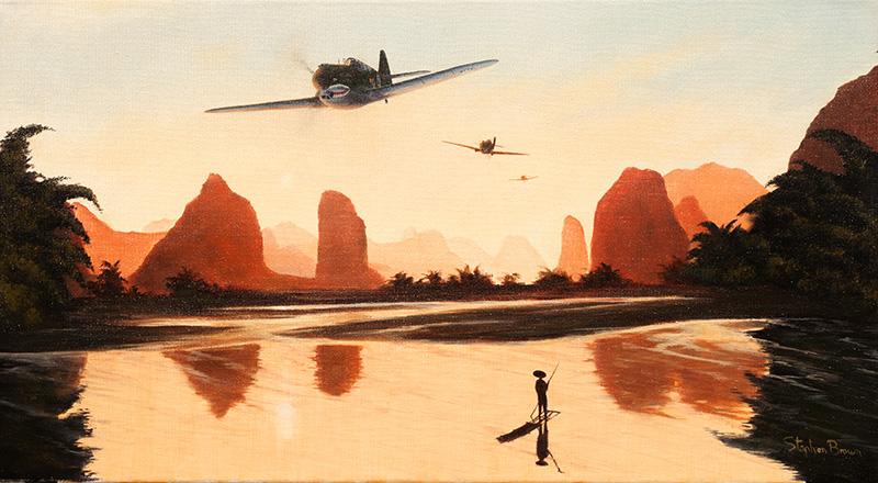 Flying Tigers by Stephen Brown - Original Painting