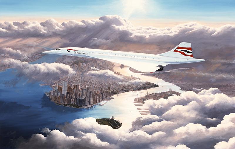 Concorde - The Golden Years by Stephen Brown - Original Painting