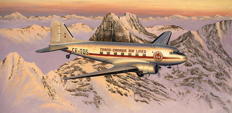 Heading Home for Christmas - Trans-Canada DC-3 - M482