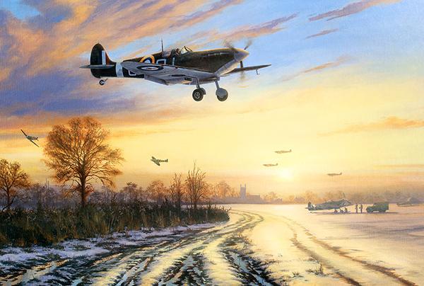 Spitfires Safely Home by Stephen Brown - Cameo print