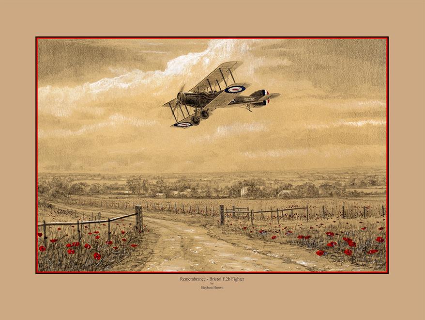 Remembrance - Bristol Fighter F.2b by Stephen Brown