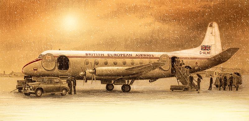 Last Flight Before Christmas - BEA Viscount - M562