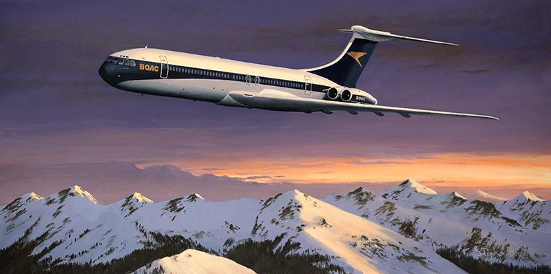 Heading Home - BOAC Vickers VC10 by Stephen Brown