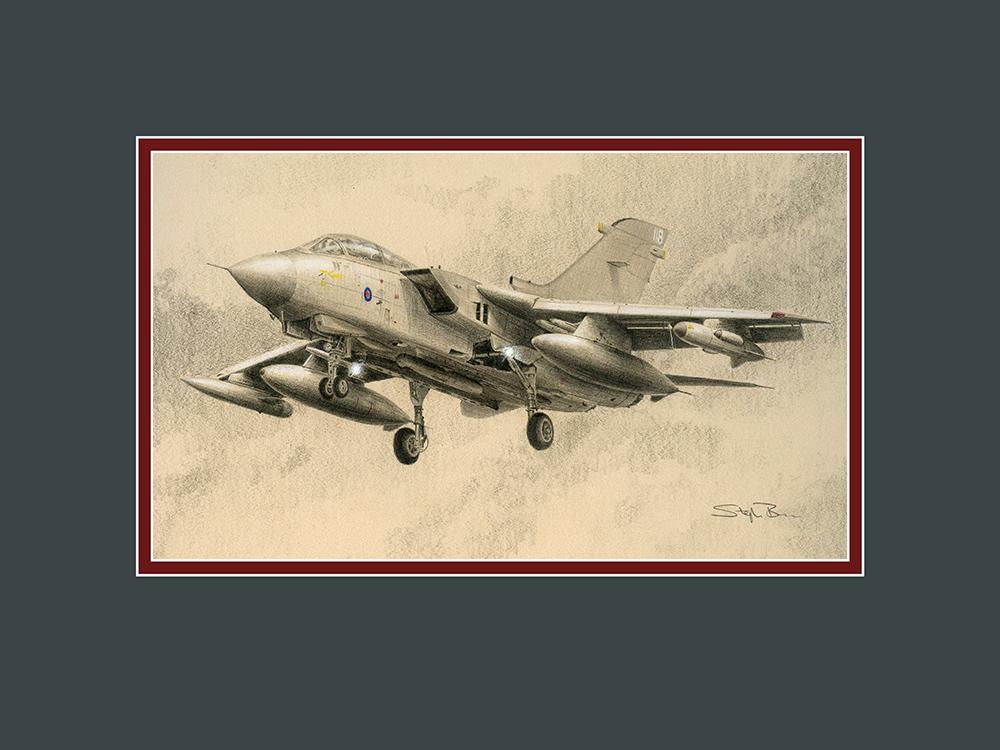 RAF Panavia Tornado GR4 by Stephen Brown - Original Drawing