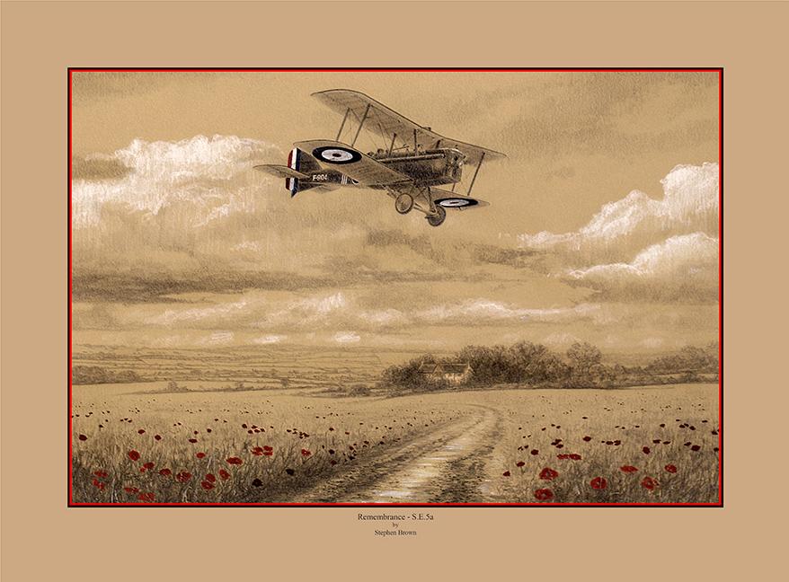 Remembrance - S.E.5a Fighter by Stephen Brown