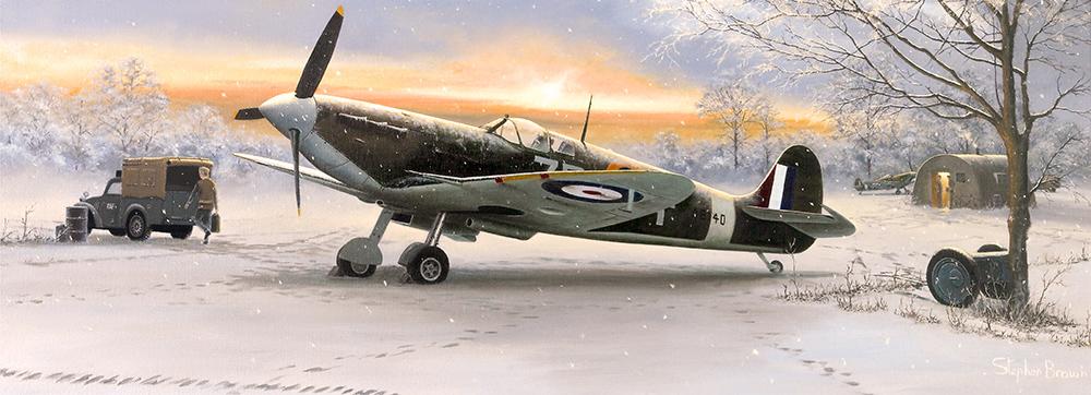 Spitfire Dawn by Stephen Brown - Original Painting