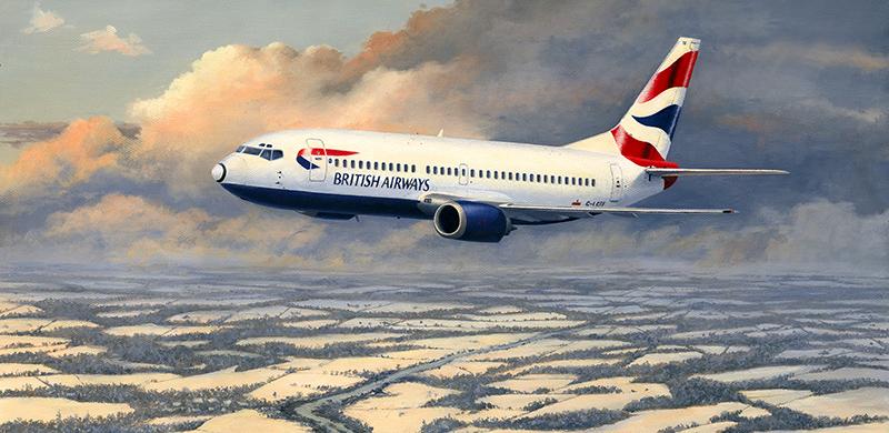 Heading Home for Christmas - British Airways 737 - M567