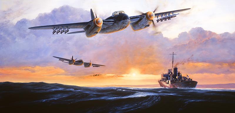 Banff Raiders by Stephen Brown - Mosquito Greetings Card M256