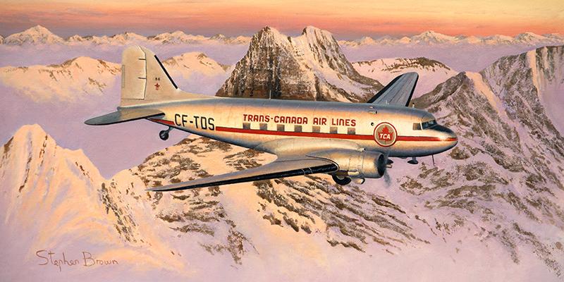 Heading Home - Trans-Canada Douglas DC-3 by Stephen Brown