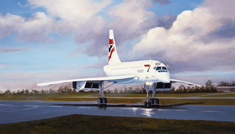 Concorde - Pride of Bristol by Stephen Brown - Original Painting