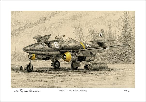 Me262A-1a of Walter Nowotny - LE34
