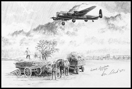 Return of the Phantom - RAF Lancaster by Stephen Brown