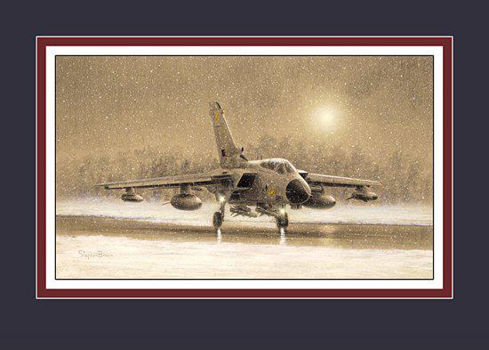 Tornado in the Snow by Stephen Brown - Original Drawing