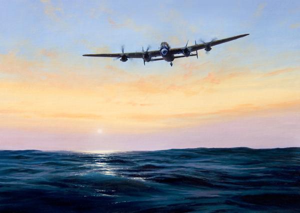 Lancaster Long Overdue by Stephen Brown - Lancaster Greeting Card M371