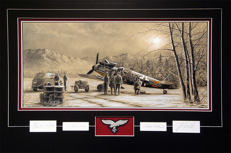 Eastern Front Eagle - Gunther Rall by Stephen Brown - Original Drawing