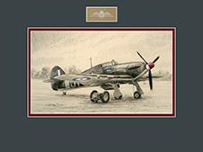 Hawker Hurricane - Cameo Drawing by Stephen Brown