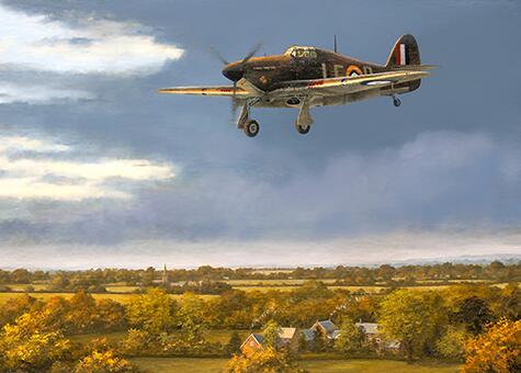 Legend of the Skies - RAF Hurricane Original Painting