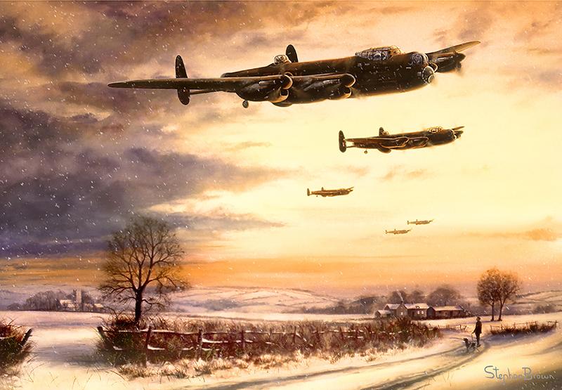 Last Mission Before Christmas by Stephen Brown - Cameo print