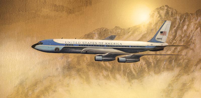 Heading Home for Christmas - Air Force One 707 - M487