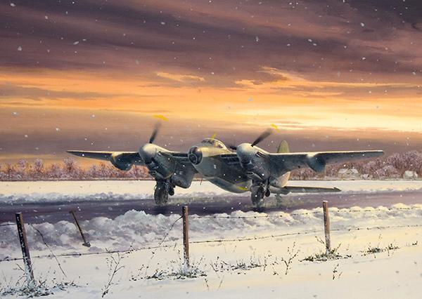Tough Target Tonight - de Havilland Mosquito - Christmas Card M354