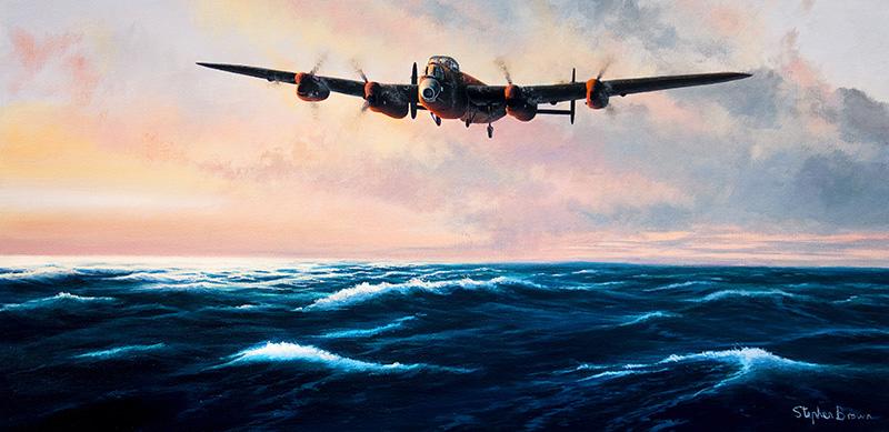 Dambusters - The Dash for Home by Stephen Brown - Original Painting