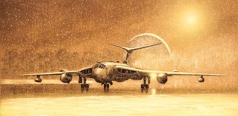 Victor in the Snow - Handley Page Victor K.2 Tanker - Christmas Card M490