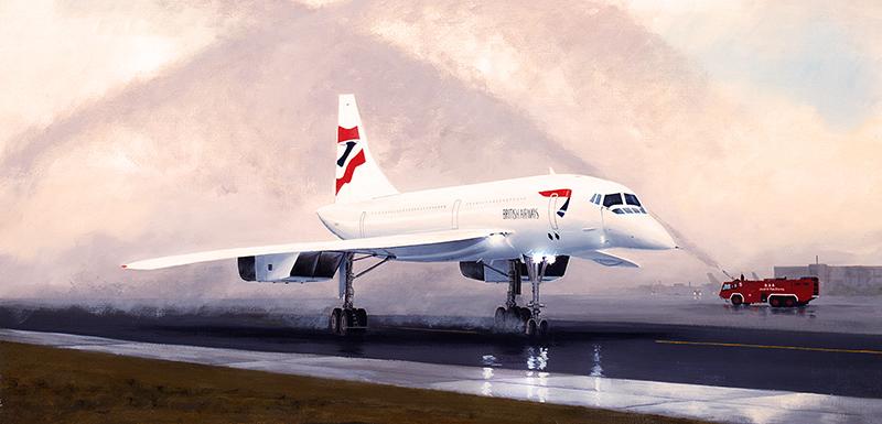 Concorde - The Last Goodbye by Stephen Brown - Greetings Card C041