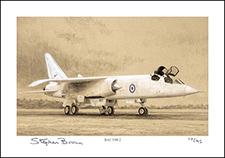 BAC TSR2 Limited Edition Card by Stephen Brown