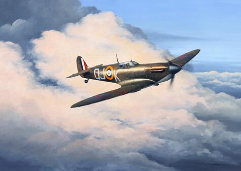 A Quiet Moment by Stephen Brown - RAF Spitfire original oil painting