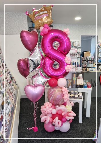 Single number balloon display