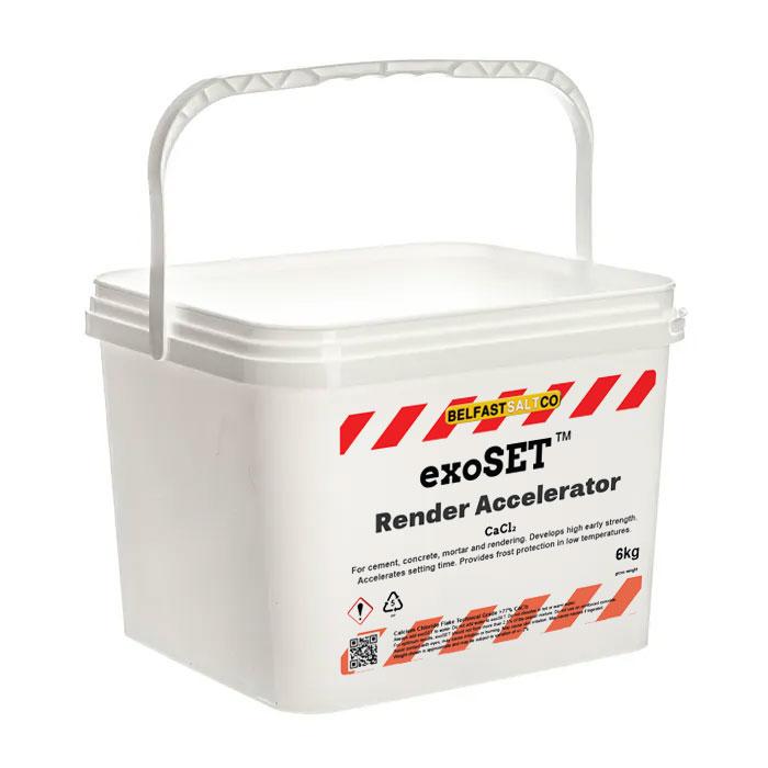 ExoSET - Calcium Chloride Render Accelerator - 6kg tub