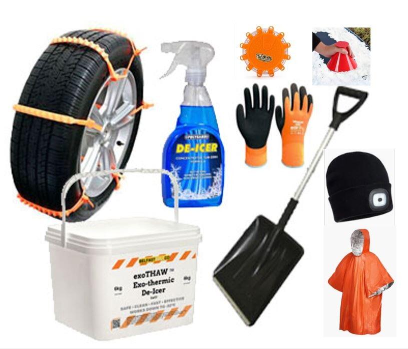 Winter car safety bundle - exoTHAW