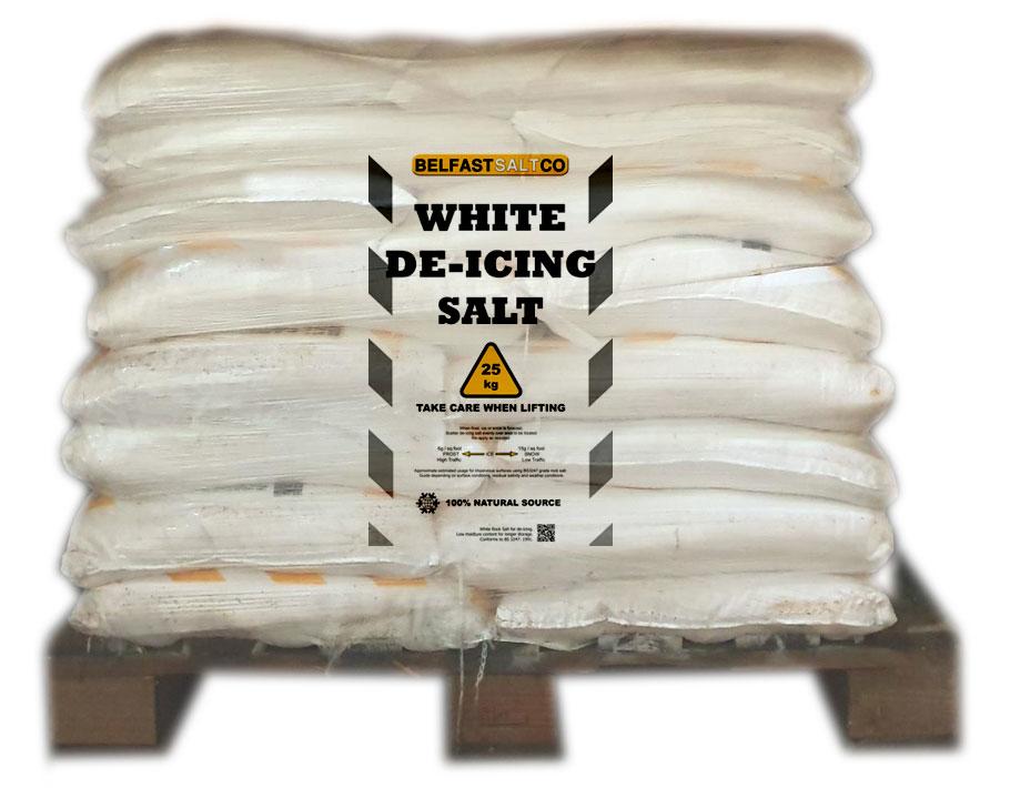 White Rock Salt - 1 ton pallet