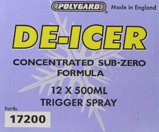 Liquid De-Icer, Polygard 12x500ml