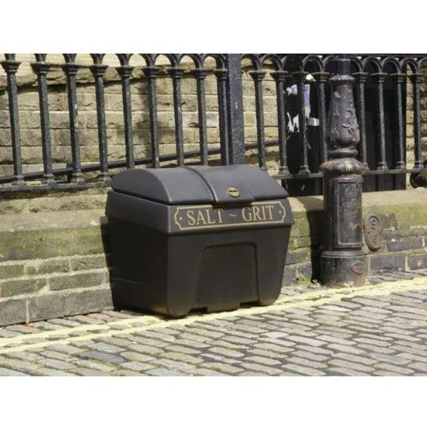 Victorian Style Grit Bin : Salt Bin in Victorian Style with or without front hopper