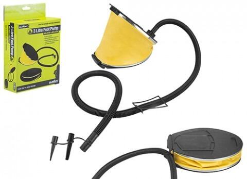 Summit 3L Bellows Foot pump with Accessories