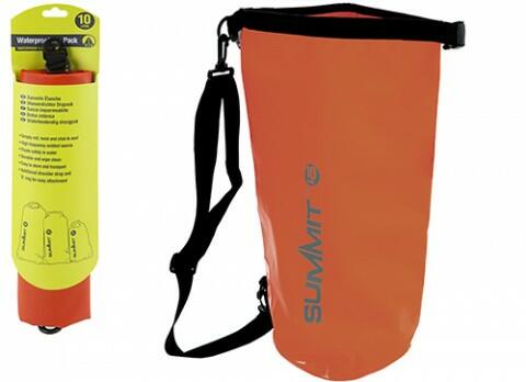 Summit 10L Dry Bag Floats 100% Waterproof Red