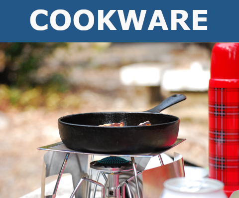 Cookware Logo of a Camping Stove