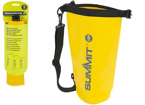 Summit Dry Bag 5L Floats 100% Waterproof Yellow