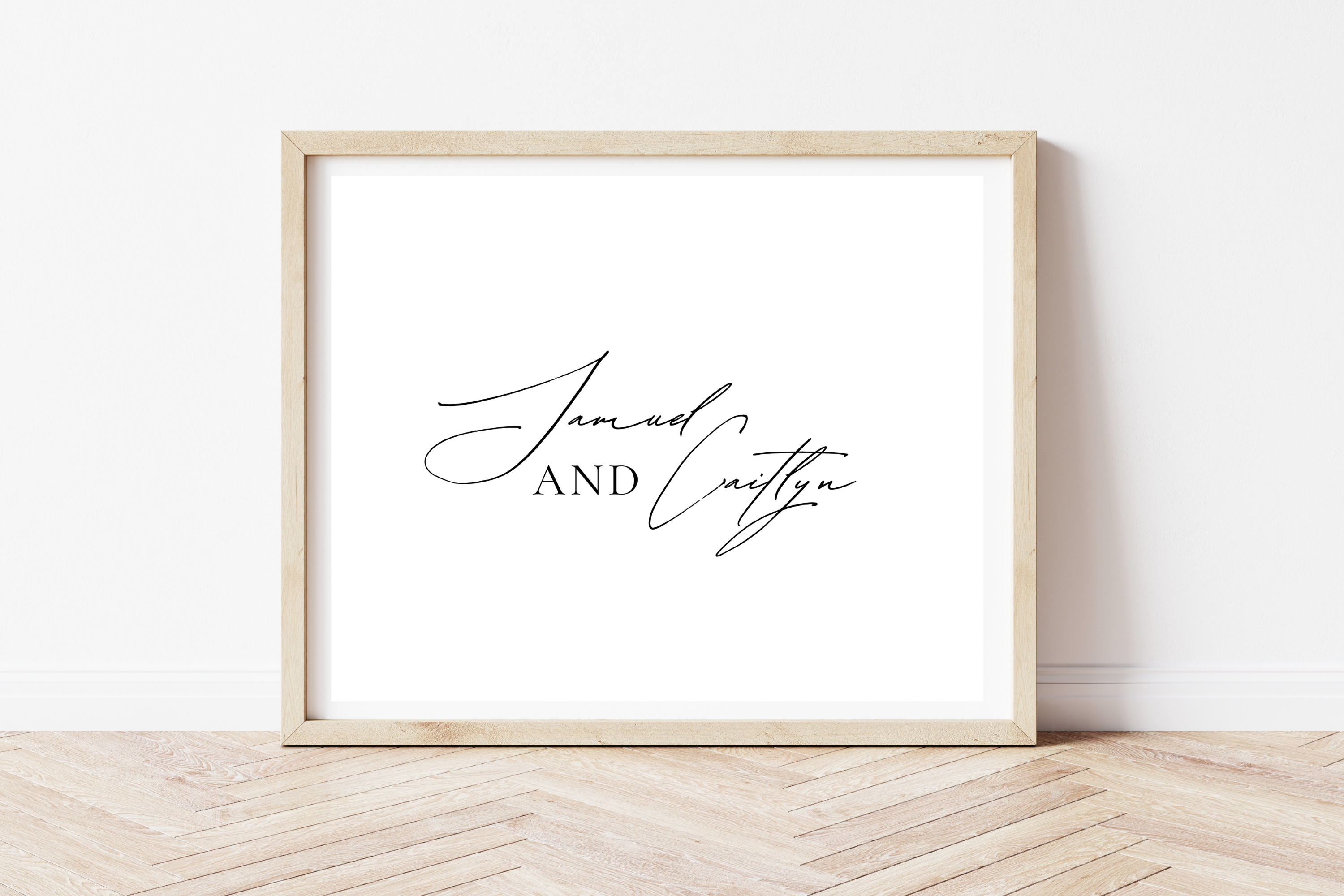 Stylish Calligraphy Sign