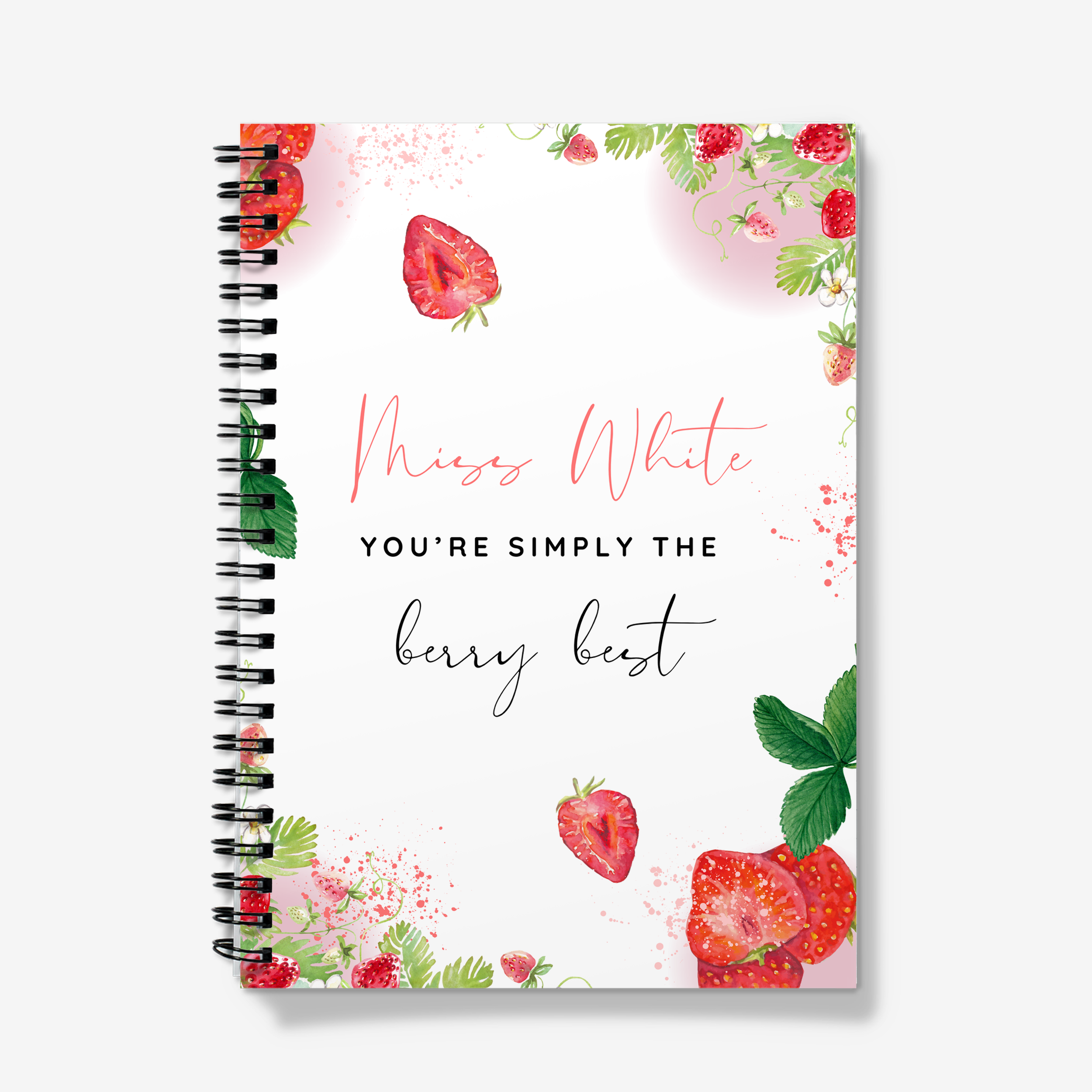 Berry best teacher notebook