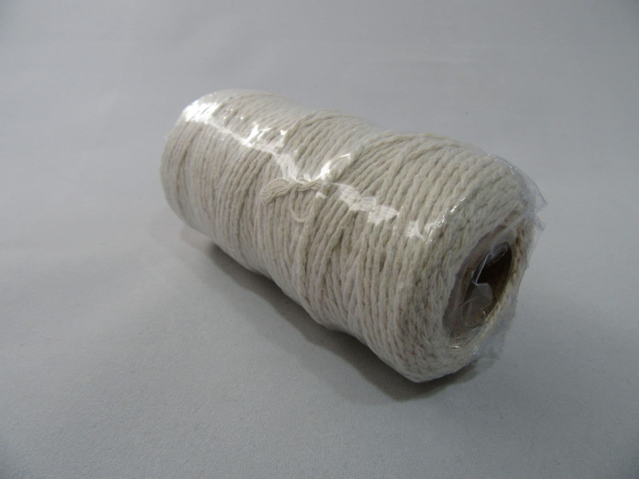 2 metres or Full 100m Roll 1mm Bakers Twine Rope String Thread Cord White  and stripe