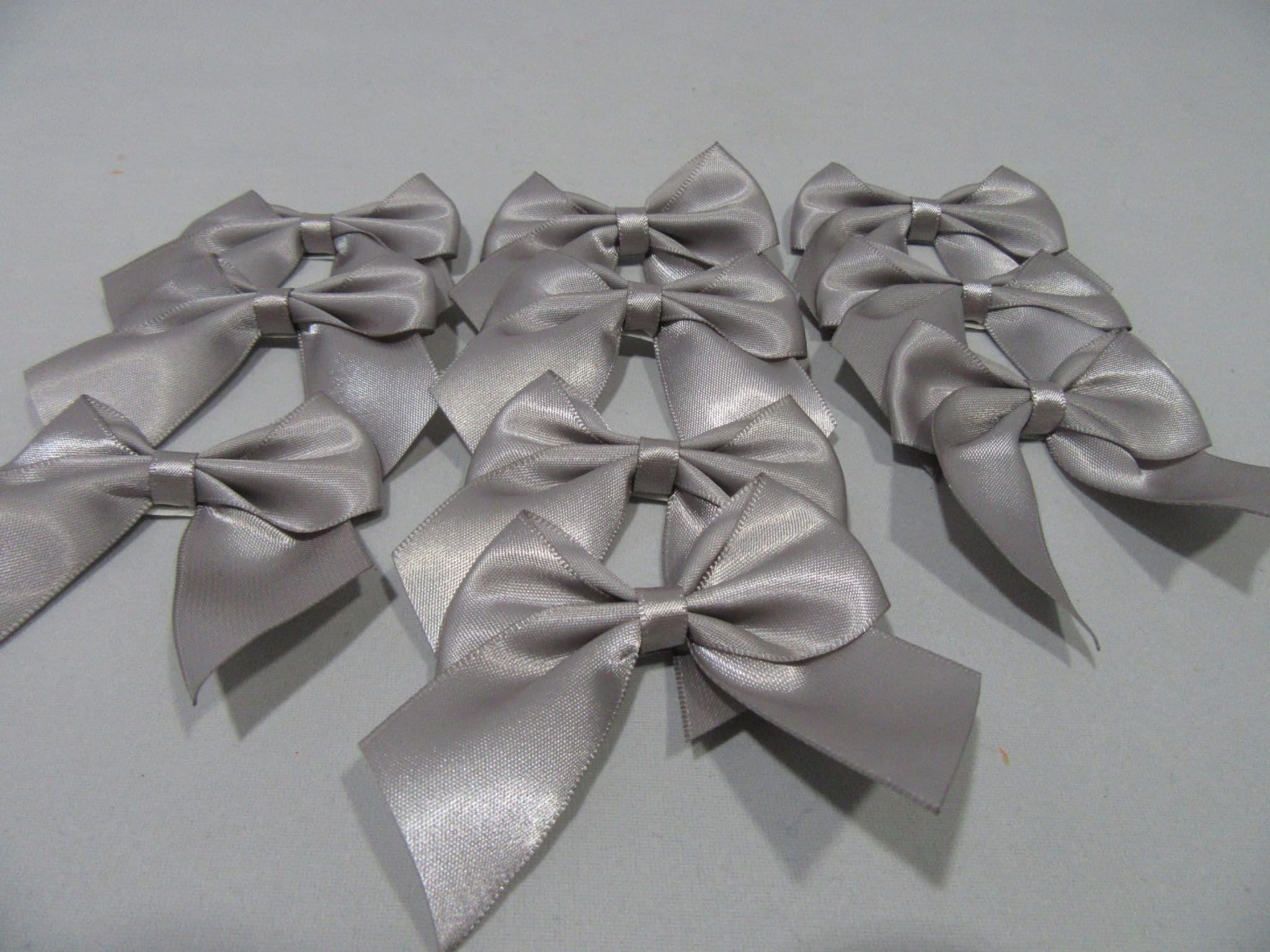 Dark Silver Satin Ribbon Binding (2-inch)