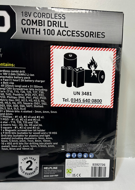 Guild cordless combi drill online